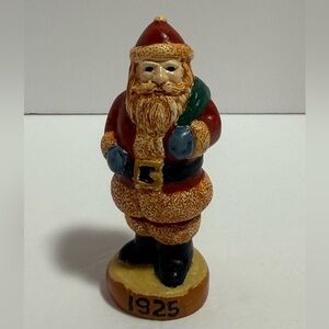 Vintage Santa Claus Holiday Figurine Hand painted